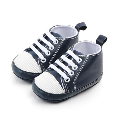 

Newborn Baby Sneakers Baby Crib Shoes Girls Toddler Princess Solid Soft Sole Shoes For Christmas Gift Infant First Walkers
