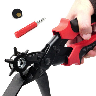 

〖Follure〗Leather Hole Punch by Skilled Crafter Easily Punches Perfect Round Holes Best