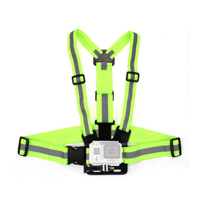 

Chest Strap Elastic Fluorescent Shoulder Strap Night Running Vest for Gopro