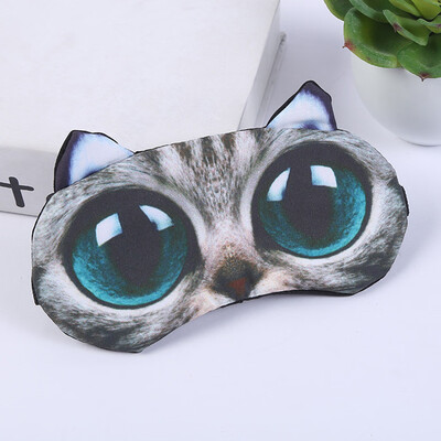 

Toponeto Cute Cat Eyes Cover Animal Eye Mask Cover Sleeping Rest Sleep Funny Gift