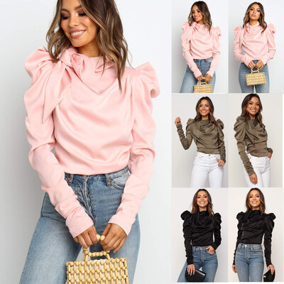 

Women Long Sleeve Blouse T Shirt Fashion Ladies Casual Tops Shirt Autumn Clothes