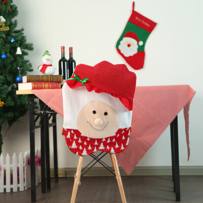 

〖Follure〗Christmas Santa Claus Hat Chair Cover Dinner Decor Party