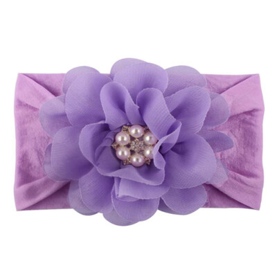

2019 New Baby Cute Girls Pearl Floral Design Headband Headwear Apparel Photography Prop Party Gift
