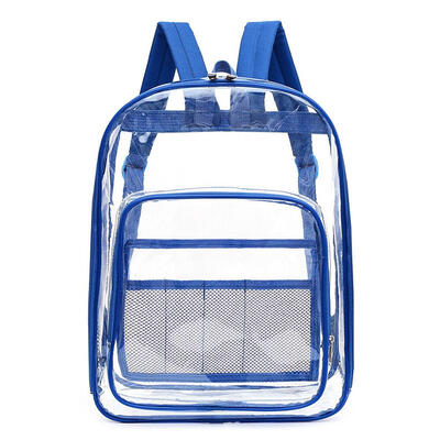 

Waterproof Transparent Travel Backpacks PVC Women Large Capacity Knapsack