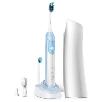 

Portable Traveling Waterproof Sonic Electric Toothbrush With 2 Handy Brush Heads For Adults