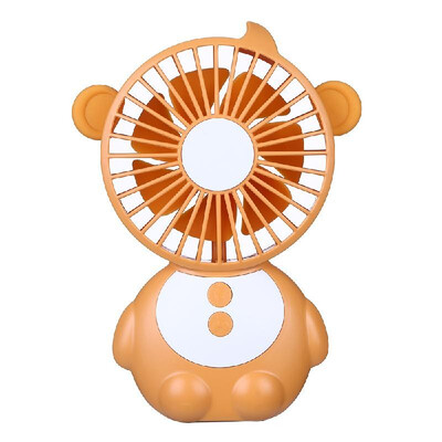 

DC5V 12-4W 3 Levels Wind Speed Adjustable Mini USB Powered Operated Fan with LED Light Dimmable Built in High Capacity 1200Mah Re