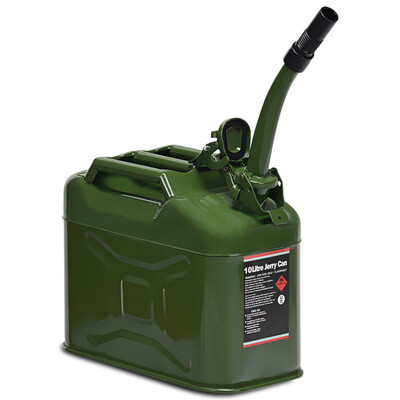 

25 Gallon 10  Jerry Fuel Can with Spout-Green