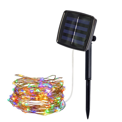 

Siaonvr 200Led Outdoor Solar Powered Wire Light String Fairy Party Decor MR