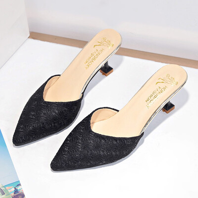 

High-heeled womens fine-heeled spring temperament