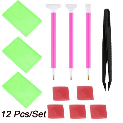 

Siaonvr 12 Pieces Diamond Painting Tools 5D DIY Diamond Painting Accessories Diamond Cro