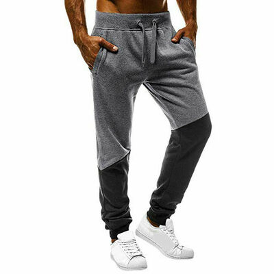

SUNSIOM Mens Sport Pants Long Trousers Tracksuit Gym Fitness Workout Joggers Sweatpants
