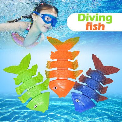 

YIWULA 3Pcs Diving Underwater Swimming Pool Sink Training Diving Fish Toy Diving Toys