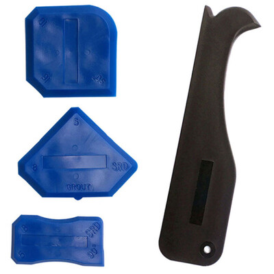 

4Pcs Joint Sealant Plastic Grout Caulk Tool Set Remover Scraper Applicator Kits