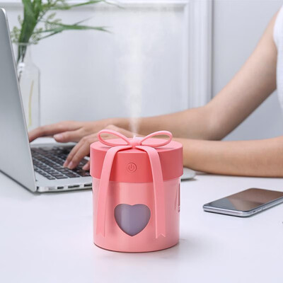 

Creative gift box humidifier USB three-in-one multi-function home office desktop moisturizing purification air humidification brow