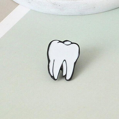

Cute Jewelry Enamel Brain Eye Tooth Collar Pins Badge Corsage Cartoon Brooch New