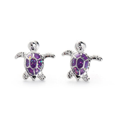 

Fire Opal Artificial Stud Earrings Earring Turtle Ear Stud