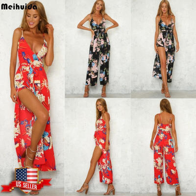 

Women Ladies Clubwear Summer Playsuit Bodycon Party Jumpsuit Romper Trousers