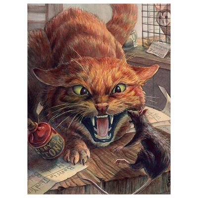 

5D DIY Full Drill Diamond Painting Cartoon Cat Cross Stitch Embroidery Kits