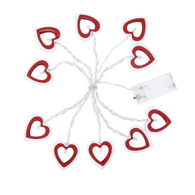 

LED Love Heart Light Fairy String Chain Lamp Battery Power Christmas Decor