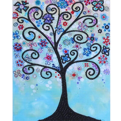 

5D DIY Special Shaped Diamond Painting Novelty Tree Cross Stitch Embroidery