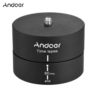 

Andoer 360 Degrees Panning Rotating Time Lapse Stabilizer Tripod Adapter for Gopro DSLR