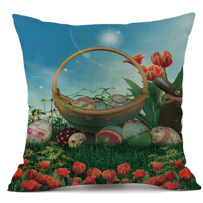 

Siaonvr Easter Sofa Bed Home Decoration Festival Pillow Case Cushion Cover