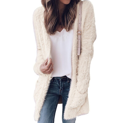 

Womens Ladies Baggy Cardigan Coat Tops Chunky Overcoat Oversized Jacket Jumper