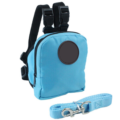 

Pet Dog Cat Self Backpack Leash Set for Pet Outdoor Training Walking Portable Mini Dog Backpack Schoolbag Dog Leash Accessories