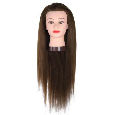 

Greensen Hairdressing Training Styling Practice Colors Wig Dummy Mannequin Head with Hair