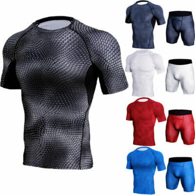 

Mens Performance T-shirt Top Breathable Moisure Wicking Quick Drying Sport Tee