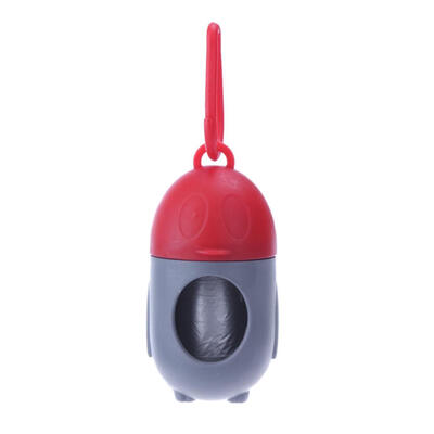 

Penguin Pill Shape Pet Dog Poop Bag Dispenser Carrier Waste Garbage Bag Set
