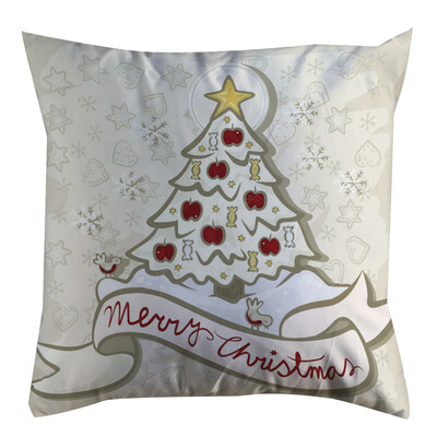 

Tailored Xmas Cotton Pillow Case Cotton Soft Cushion Cover Christmas Home Decoration