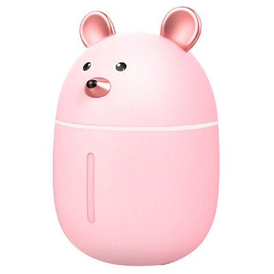 

USB Air Humidifier for Large Bedroom&Baby Whisper Quiet Auto Shut-Off Bear Pink