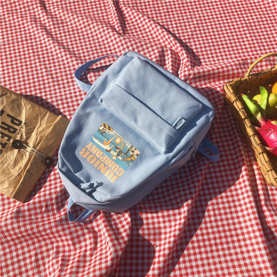 

Japanese version of canvas ancient sense girl bag girl Korean version of high school inthe wind simple college students campus bac