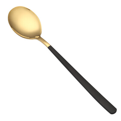 

Stainless Steel Long Handle Teaspoon Coffee Dessert Spoon Kitchen Utensils