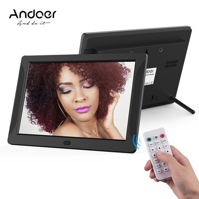 

Andoer P701 7 Inches LED Digital Photo Frame Desktop Electronic Album 1280800 HD 169 Display Supports MusicVideoPhoto PlayerA