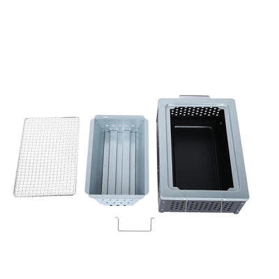 

Greensen Stainless Steel Portable Charcoal BBQ Table Grill for Home Camping