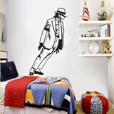 

DIY Mural Michael Jackson Vinyl Wall Decals Sticker Kids Boys Room Decor