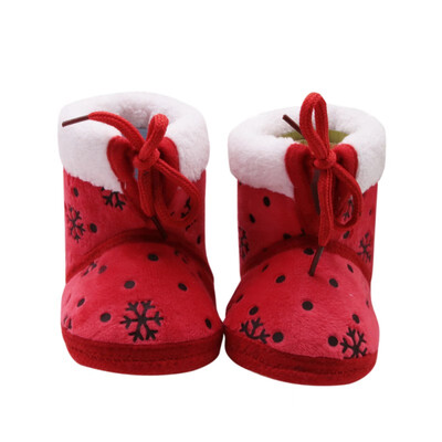 

Winter Warm Baby Girls Sweetborn Princess Style Soft Soled Infant Toddler Kids Footwear First Walkers Shoes