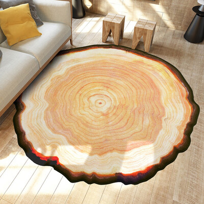 

Siaonvr Anti-Skid Geode Rock Floor Rug Dining Living Room Bedroom Carpet Floor Mat BU