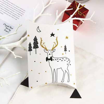 

〖Follure〗Christmas Candy Gift Boxes Deer Xmas Tree Guests Packaging Boxes Gift Bag