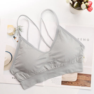 

Sexy Sports Double Shoulder Strap Anti-lighting Ice Silk Bra