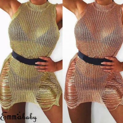 

Womens Sheer Bikini Cover Up Swimwear Swimsuit Bathing Suit Summer Beach Dress