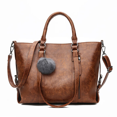 

Tailored Women Ladies Retro Solid Large Capacity Zip Shoulder Tote Handbag Crossbody Bags