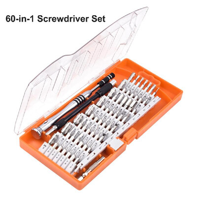 

60-in-1 Screwdriver Set Professional Screwdriver Multifunction Repair Tool Kit for Mobile Phone Watch Tablet PC&More