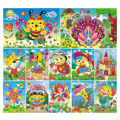 

Mosaic Wall Stickers Handmade 3D DIY Wall Art Decals Kids Gift Home Decor