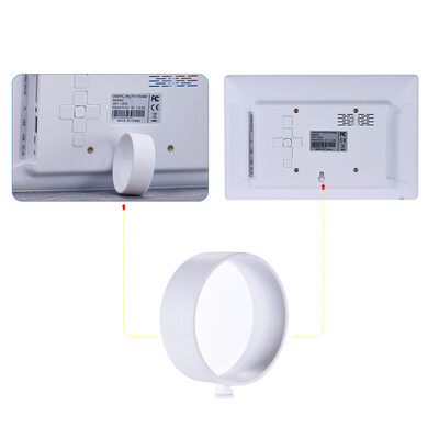 

Andoer 10 Inch IPS Digital Photo Frame 24G Ultra-sensitive Remote Control Electronic Album 1024600 Resolution with MP3 MP4 Pictu