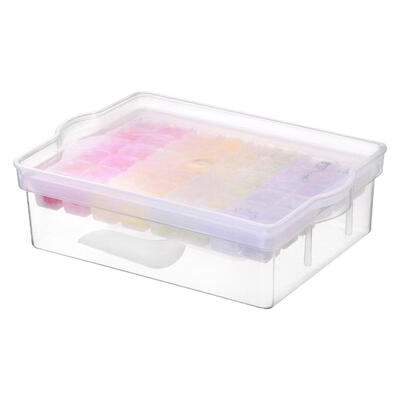

1pc PP White Ice Cube Mold 48 Grids Ice Box Lattice for Ice Cream Maker Kit