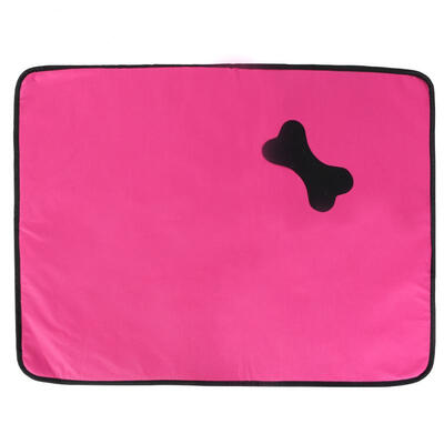

Greensen Summer Pet Waterproof Comfortable Mat Pad All Seasons for Dog Cat Rose Red
