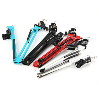 

NB - 35 Professional Adjustable Metal Suspension Scissor Arm Microphone Stand Holder for Mounting on Desk Table Top